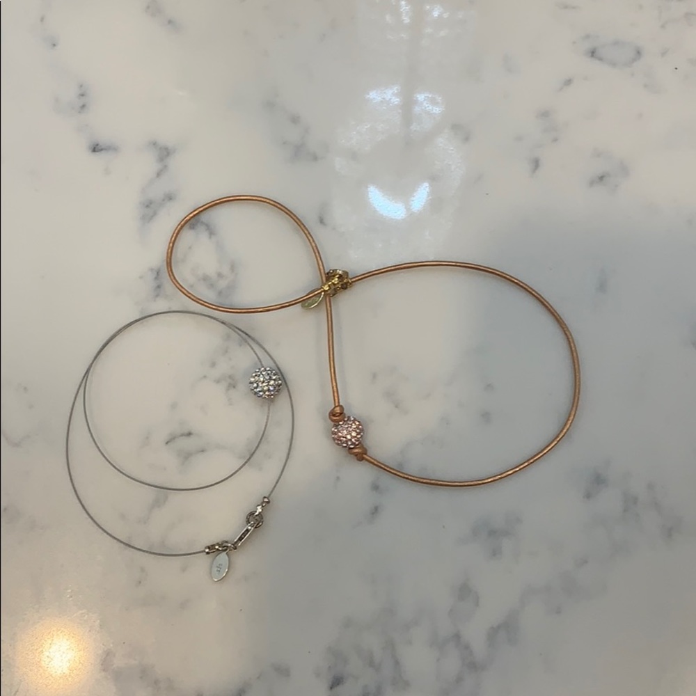 Two necklaces/chokers